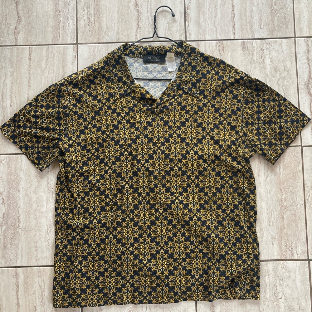 90’s Versace Classic V2 baroque polo